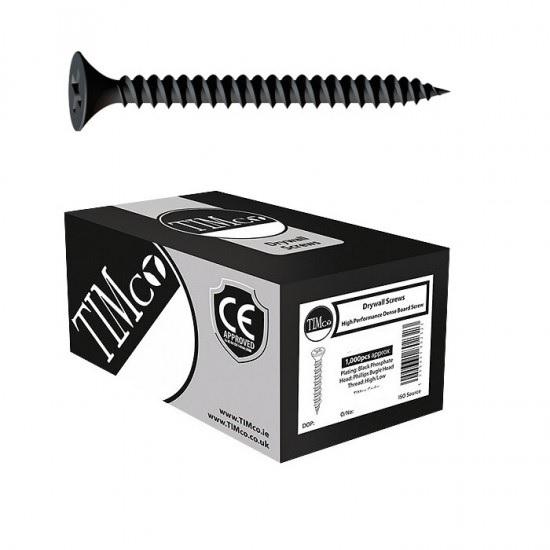 TIMco 3.5 x 60mm Drywall Fine Thread Black Screws Qty 500 Price Comparisons | Compare The Build