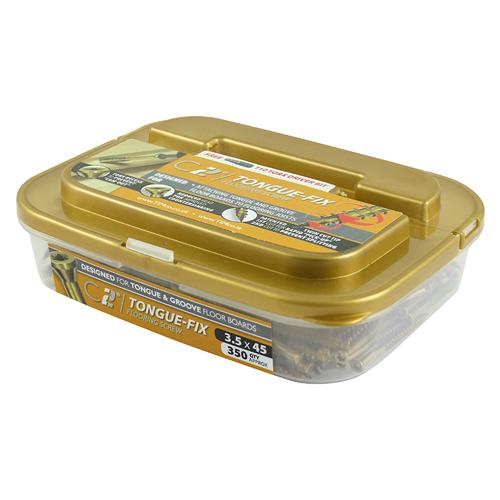 TIMco 3.5 x 45mm C2 Tongue-Fix Premium Tongue & Groove Screw Tub Of 350 Price Comparisons | Compare The Build