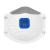 TIMCo FFP2 Moulded Mask With Valve One Size Box Of 10 TIMCo FFP2 Moulded Mask With Valve One Size Box Of 10