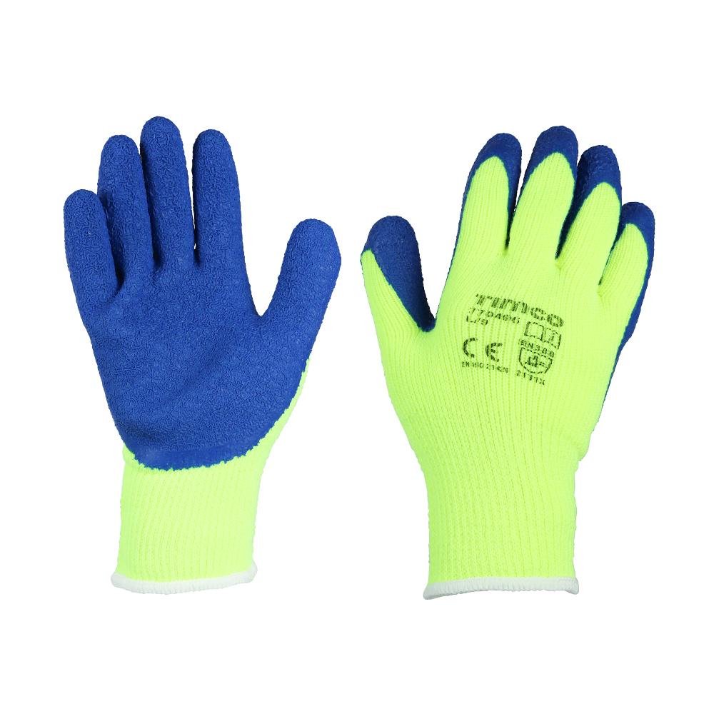 TIMCo Warm Grip Gloves Crinkle Latex Coated Polyester Size Large Price Comparisons | Compare The Build