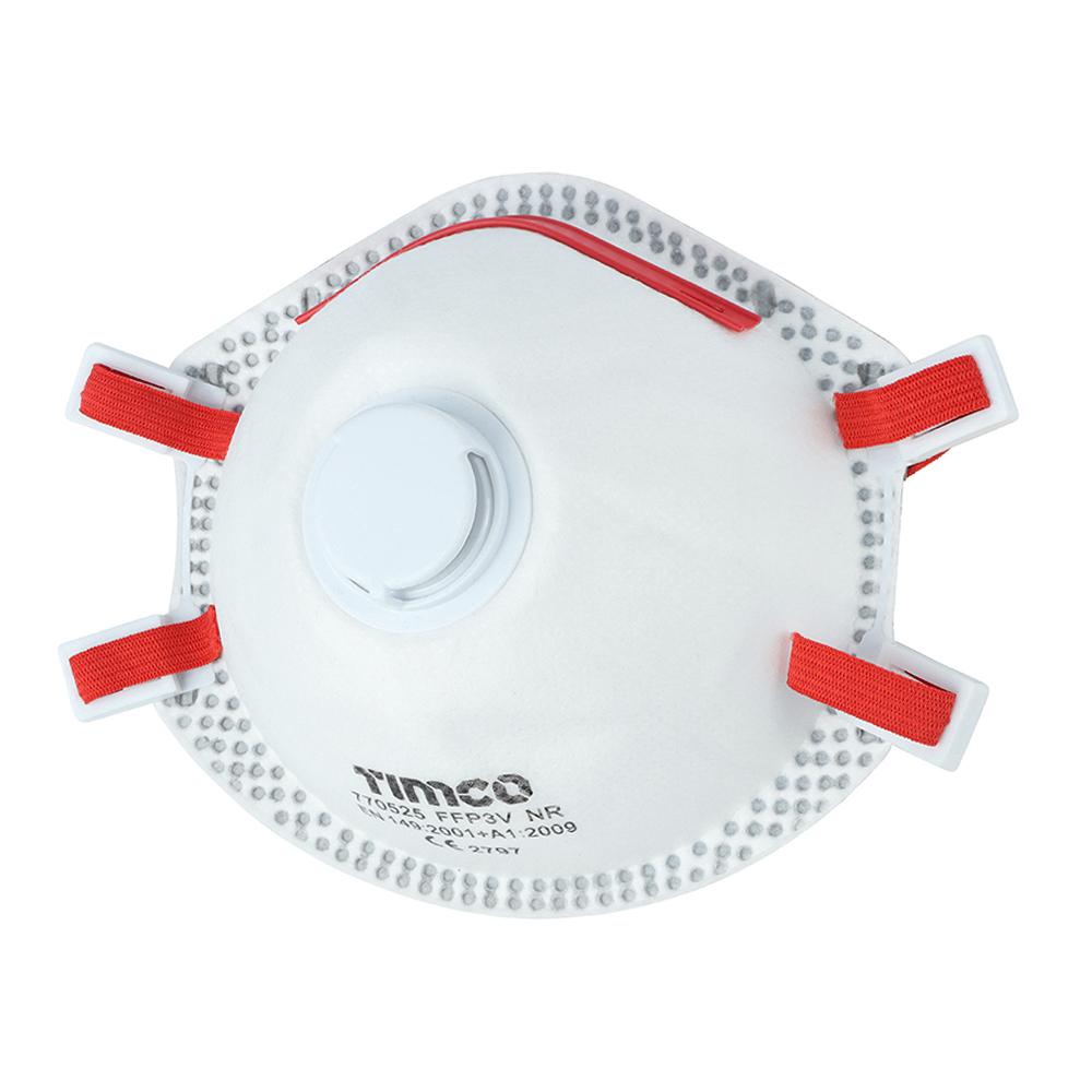 TIMCo FFP3 Moulded Masks With Valve One Size Box Of 5 Price Comparisons | Compare The Build
