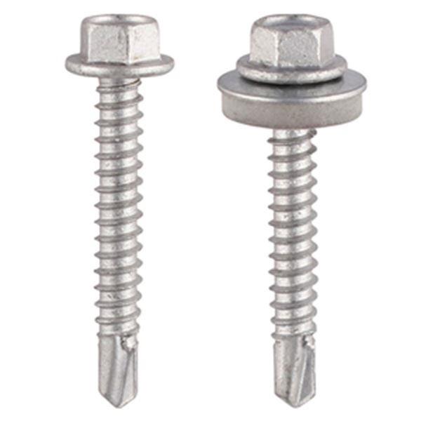 TIMco 5.5 x 32mm Hex Head Self Drilling Light Section TEK Screws  With 16mm Washer Qty 100 Price Comparisons | Compare The Build