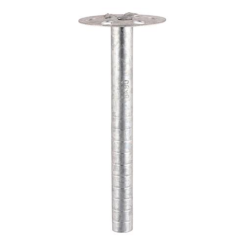 TIMco Metal Insulation Fixings Zinc M8 x 110 Qty 100 Price Comparisons | Compare The Build
