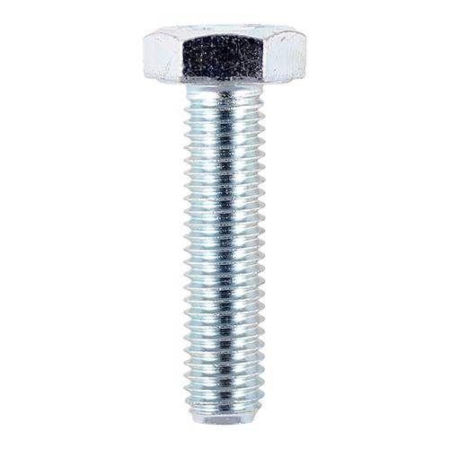 TIMCO M6 x 12mm Hexagon Head High Tensile Zinc Set Screw Grade 8.8 Qty 500 Price Comparisons | Compare The Build