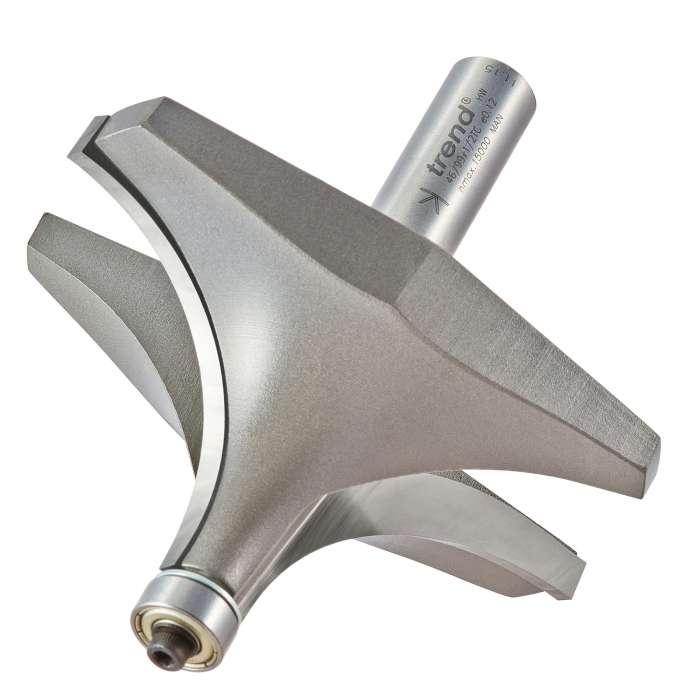 Trend 46/99X1/2TC Bearing Guided Ovolo Cutter 38.1mm Radius Price Comparisons | Compare The Build