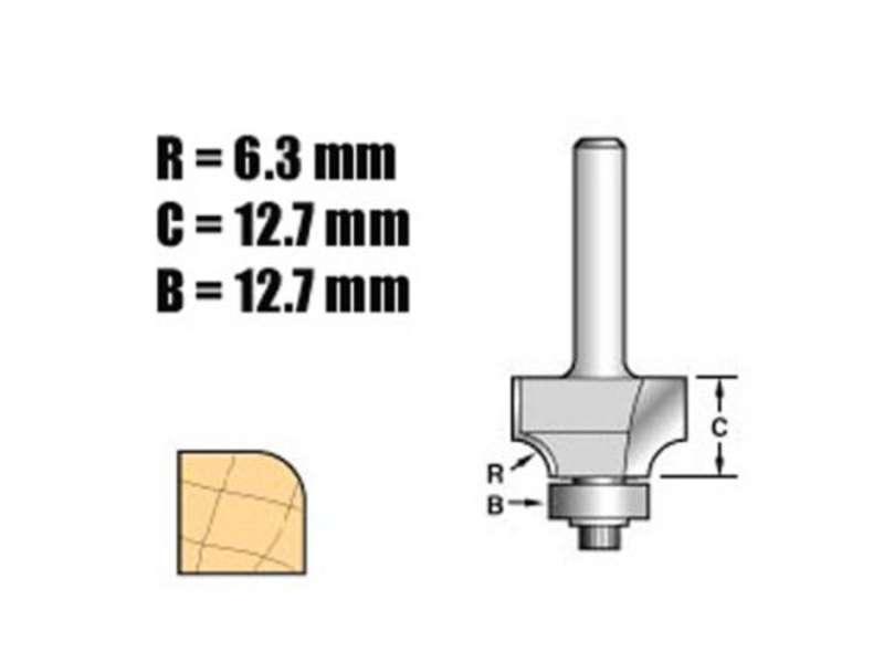 Trend C076 X 1/4 Tungsten Carbide Round Over 1/4in Price Comparisons | Compare The Build
