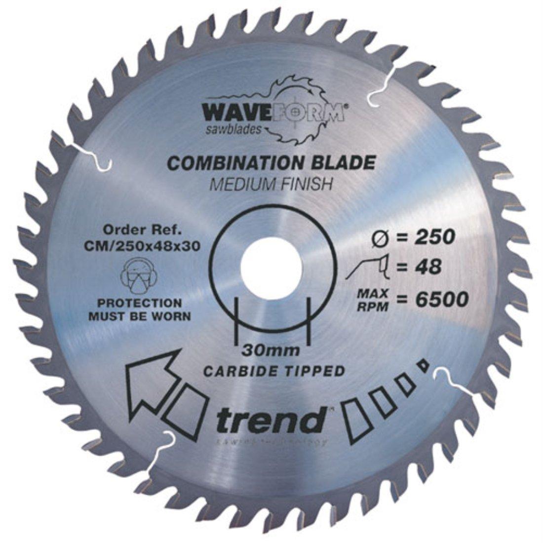 Trend CM/250X48X30 Combination Saw Blade 250mm x 48T x 30mm Price Comparisons | Compare The Build