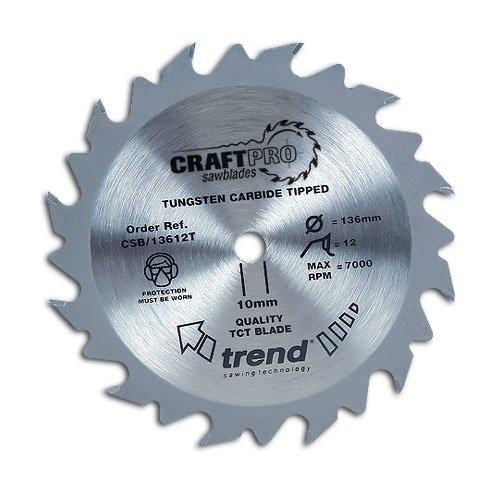 Trend CSB/15012TB Craft Saw Blade 150mm x 12Tx 10mm Thin Price Comparisons | Compare The Build