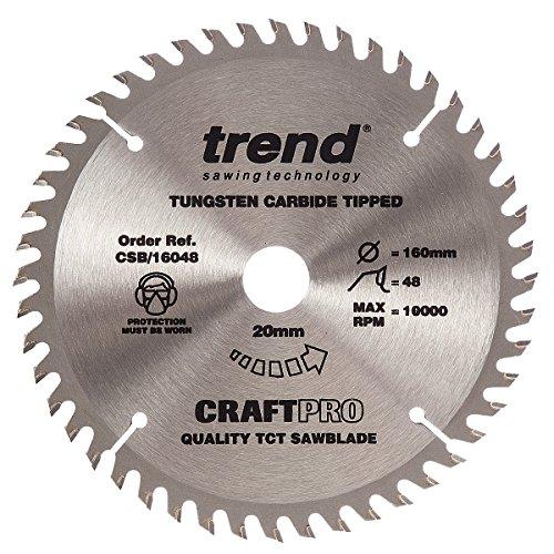 Trend CSB/16048 Craft Saw Blade 160mm x 48T x 20mm Price Comparisons | Compare The Build