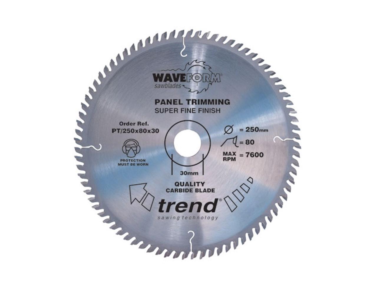 Trend PT/250X80X30 Saw Blade Panel Trim 250mm x 80T x 30mm Price Comparisons | Compare The Build