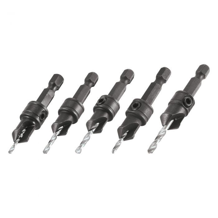 TREND QR/CS/SET Quick Release 5 Piece Countersink Set Price Comparisons | Compare The Build