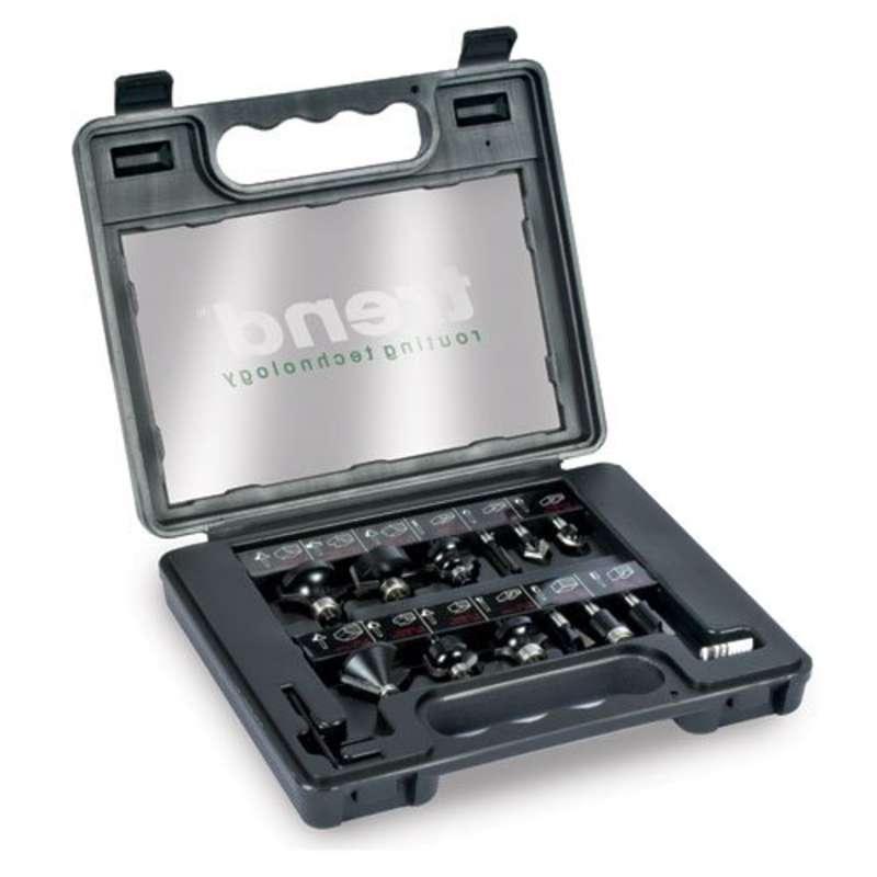Trend SET/SS8X1/4TC 12 Piece Starter Router Cutter Set Price Comparisons | Compare The Build
