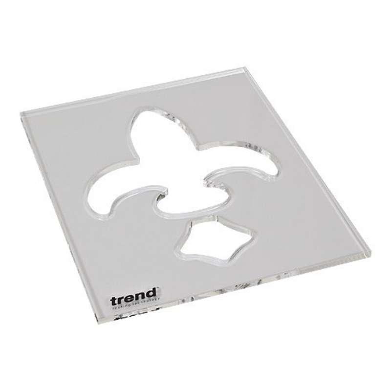 Trend TEMP/IN/FDL Template Inlay Fleur De Lys Price Comparisons | Compare The Build
