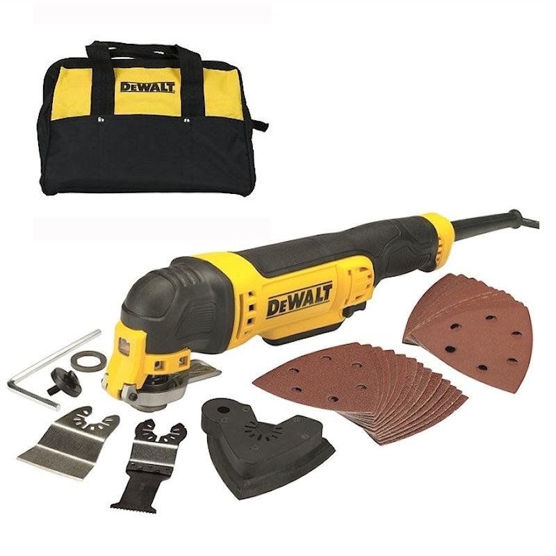 DeWALT DWE315B 300W 240V Corded Multi-tool With Accessories & Bag Price Comparisons | Compare The Build