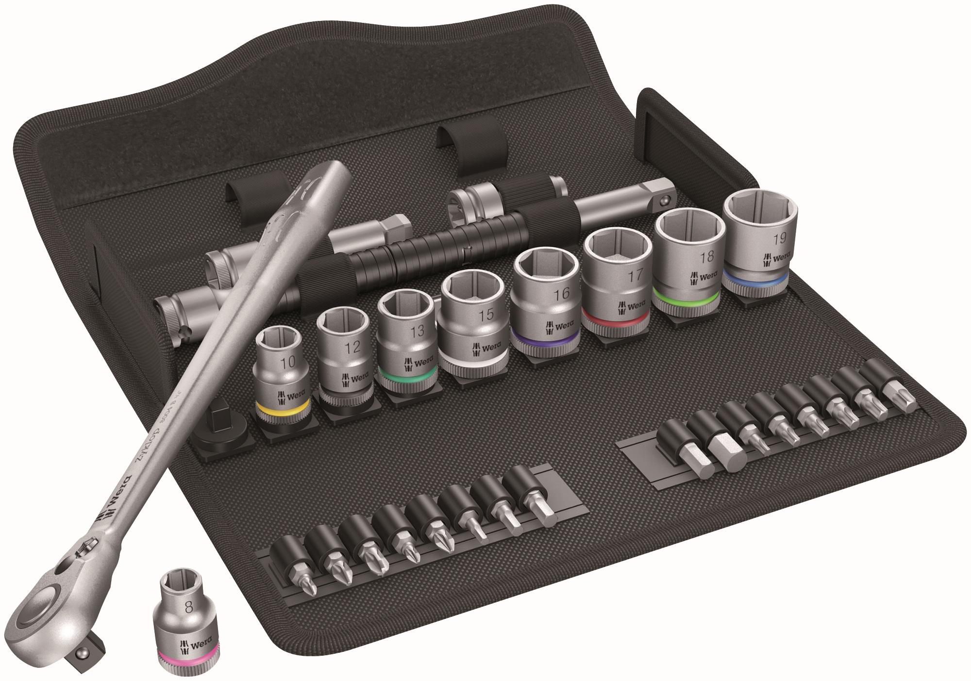 Wera 8100 SB 8 Zyklop Switch Slim 3/8" Ratchet, Metric Socket & Bit 29 Piece Set Price Comparisons | Compare The Build