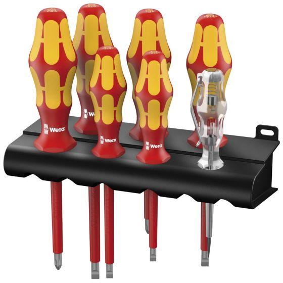 Wera 05006147001 Kraftform Insulated VDE Screwdriver Set 7 Piece Price Comparisons | Compare The Build