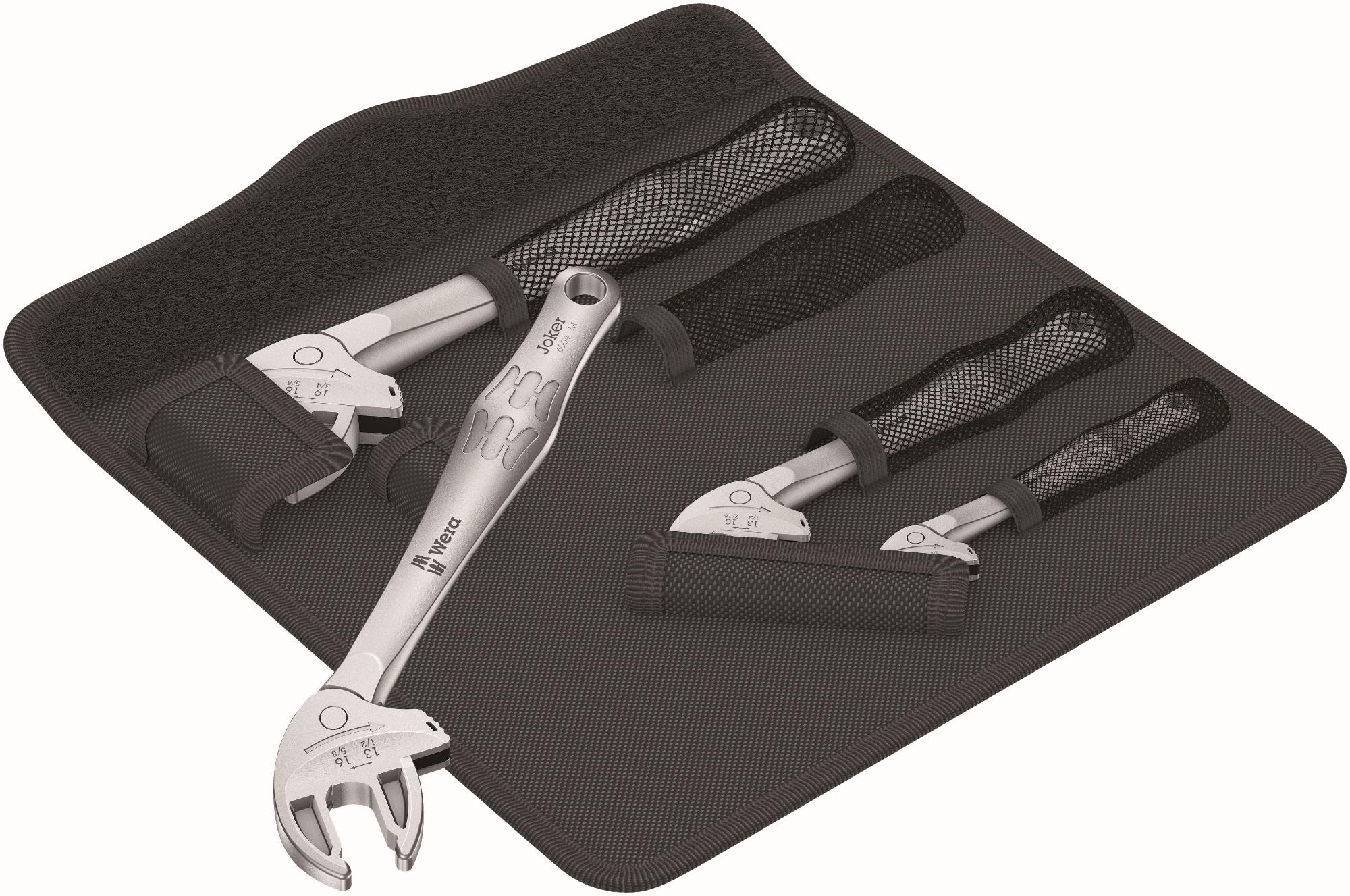 Wera 6004 Joker Set 1 Self-Setting Adjustable Spanner 4 Piece Set Price Comparisons | Compare The Build