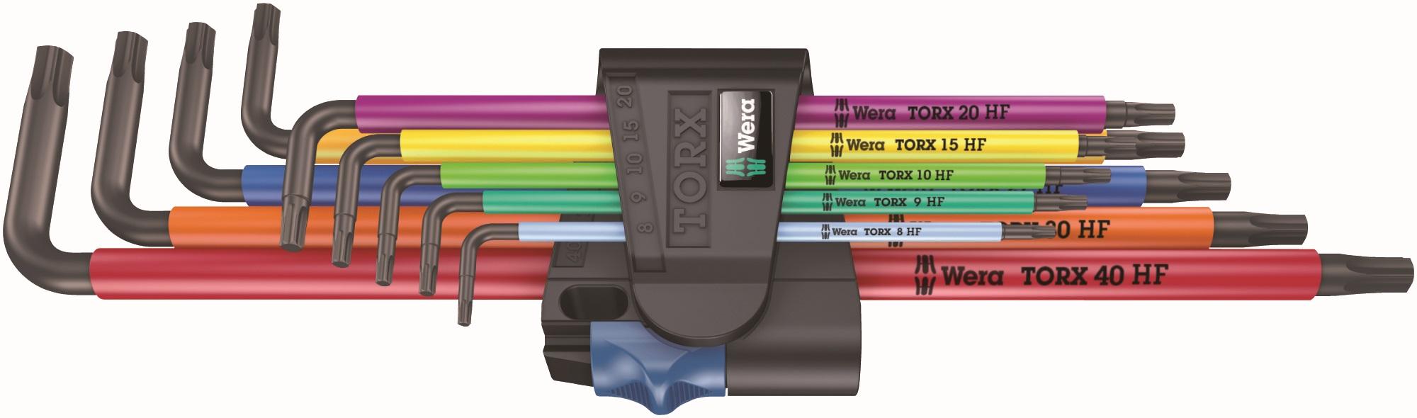 Wera 967/9 TORX&#174; XL Multicolour HF 1 L-key 9 Piece Set With Holding Function Price Comparisons | Compare The Build