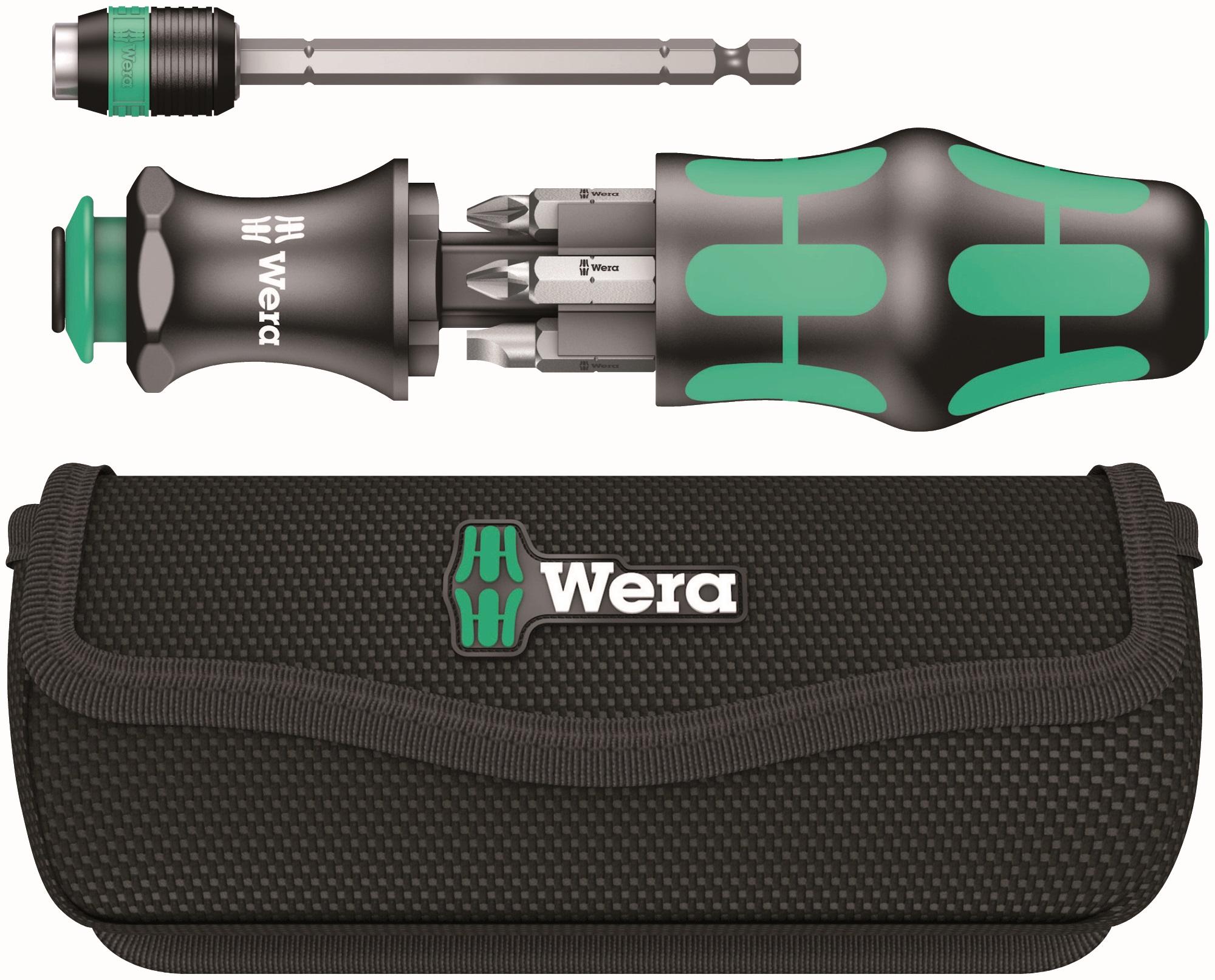 Wera Kraftform Kompakt 20 Screwdriver Bit Set 8 Piece With Pouch SL/PH/PZ Price Comparisons | Compare The Build