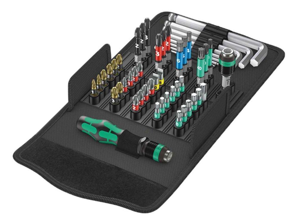 Wera Kraftform Kompakt 100 Screwdriving Service 52 Piece Bit Set Price Comparisons | Compare The Build