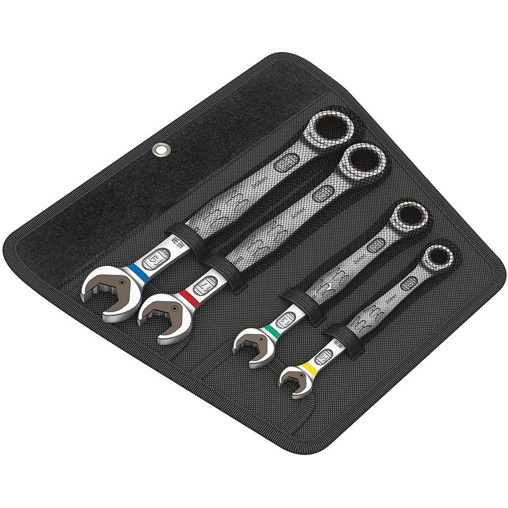 Wera Joker Combination Ratchet Spanner Metric 4 Piece Set 05073290001 Price Comparisons | Compare The Build