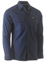 Bisley Workwear Flex & Move Utility Work Shirt Navy Bisley Workwear Flex & Move Utility Work Shirt Navy
