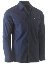 Bisley Workwear Flex & Move Utility Work Shirt Navy