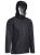 Bisley Workwear Lightweight Ripstop Rain Jacket with Hood Black
