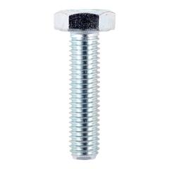 TIMCO Hexagon Head High Tensile Zinc Set Screws Grade 8.8