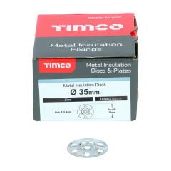 Timco Metal Insulation Discs Zinc