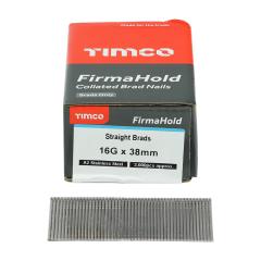 Timco FirmaHold Straight Stainless Steel Brad Nails 16 Gauge