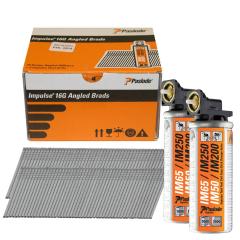 Paslode Angled 16g Brad Galv Nails With Fuel Pack Qty 2000