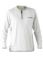 Bisley Workwear Flex & Move Cotton Henley Shirt