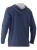 Bisley Workwear Flex & Move Cotton Hooded Long Sleeved Tee Shirt