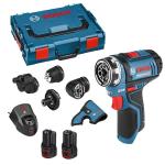 Bosch GSR12V-15 12v 2 x 2.0ah Li-ion FlexiClick Drill Driver L-Boxx Kit Bosch GSR12V-15 12v 2 x 2.0ah Li-ion FlexiClick Drill Driver L-Boxx Kit