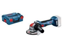 Bosch GWX 18V-7 Brushless 18V X-LOCK 115mm Angle Grinder Body Only In L-BOXX