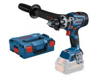 Bosch GSB 18V-150CG 18V Biturbo Brushless Combi Drill Body Only In L-BOXX