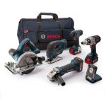 Bosch 6 Piece Cordless Tool Kit with 3x5.0ah Batteries Bosch 6 Piece Cordless Tool Kit with 3x5.0ah Batteries