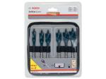 Bosch 6-piece Self Cut Speed Spade bit set in a roll-up case Bosch 6-piece Self Cut Speed Spade bit set in a roll-up case