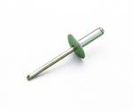 Bralo 4.8 x 21mm Aluminium/Steel Large 14mm Head Dome Rivets Bralo 4.8 x 21mm Aluminium/Steel Large 14mm Head Dome Rivets