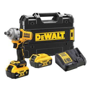 Dewalt DCF891P2T-GB 18V XR Brushless 1/2Inch Hog Ring Impact Wrench With 2 x 5Ah Batteries Dewalt DCF891P2T-GB 18V XR Brushless 1/2Inch Hog Ring Impact Wrench With 2 x 5Ah Batteries