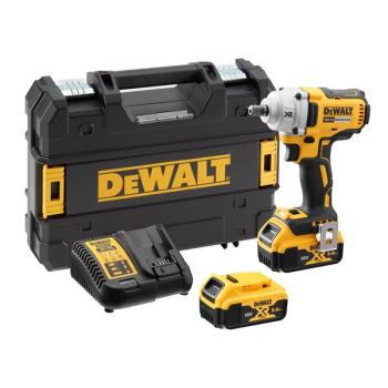 DeWALT DCF892P2T-GB 18V XR Brushless 1/2Inch Impact Wrench With 2x 5Ah Batteries DeWALT DCF892P2T-GB 18V XR Brushless 1/2Inch Impact Wrench With 2x 5Ah Batteries