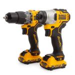 DeWALT DCK2111L2T 12V XR Brushless Sub-Compact Twinpack DeWALT DCK2111L2T 12V XR Brushless Sub-Compact Twinpack
