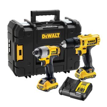DeWALT DCK218D2T-GB 12V Combo Kit With Impact Driver TSTAK DeWALT DCK218D2T-GB 12V Combo Kit With Impact Driver TSTAK