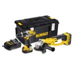 DeWALT DCK293M2 18V XRP Hammer Drill & Grinder Kit 2x4ah DeWALT DCK293M2 18V XRP Hammer Drill & Grinder Kit 2x4ah