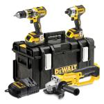 DeWALT DCK382M2-GB 18v 3 Pce Brushless Twin Kit plus Grinder DeWALT DCK382M2-GB 18v 3 Pce Brushless Twin Kit plus Grinder