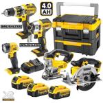 DeWALT DCK550M3T 18V XR 5 Piece Kit TSTAK With 3 x 4.0ah Batts DeWALT DCK550M3T 18V XR 5 Piece Kit TSTAK With 3 x 4.0ah Batts