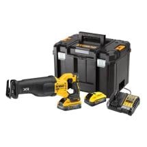 Dewalt DCS386H2T 18V XR Brushless Reciprocating Saw With 2 x 5.0Ah Powerstack Batteries