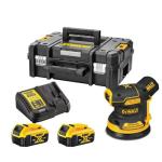 DeWALT DCW210P2 Brushless 18V 125mm Sander With 2x 5.0Ah Batteries DeWALT DCW210P2 Brushless 18V 125mm Sander With 2x 5.0Ah Batteries