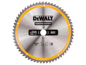 DeWALT DT1960-QZ Construction Circ Saw Blade 305x30mm 60T